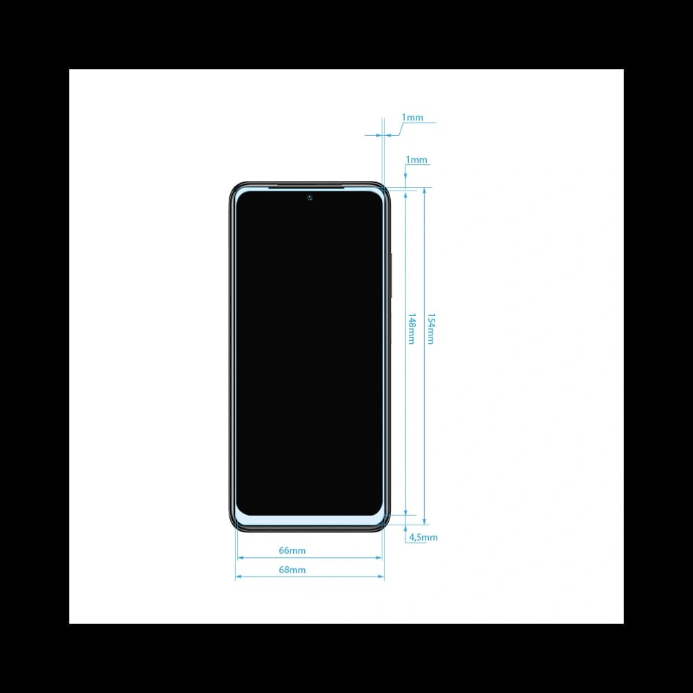 Hybriertes Glas Crong 7D Nano Flexibles Glas Xiaomi Redmi Note 10S - 8