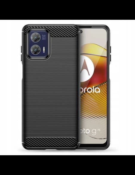 Tech-Protect TPUCarbon Motorola Moto G73 5G Black