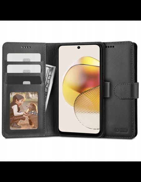 Tech-Protect Wallet Motorola Moto G73 5G Black