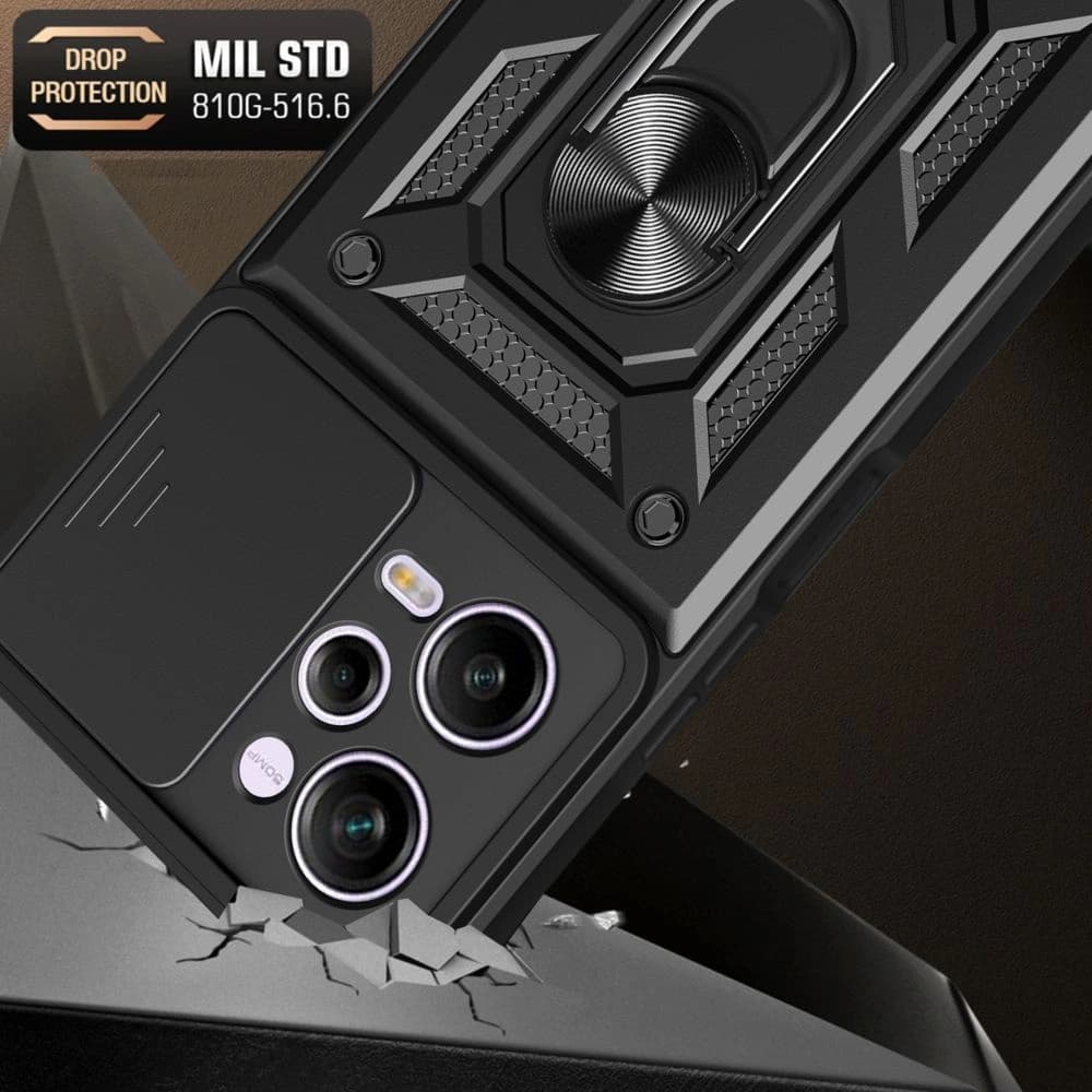 Etui Tech-Protect CamShield Pro Xiaomi Redmi Note 12 Pro/POCO X5 Pro 5G Negru - 2