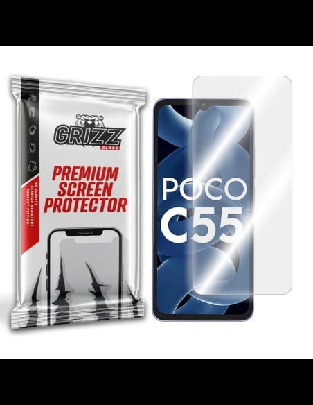 Hibrid üveg GrizzGlass HybridGlass a Xiaomi Poco C55-hez