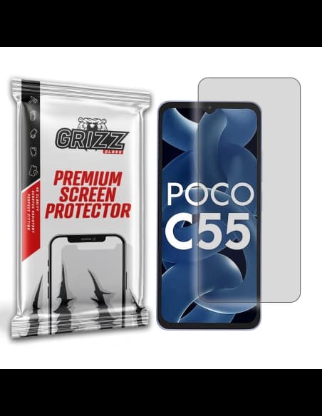 Matt fólia GrizzGlass PaperScreen Xiaomi Poco C55-hez