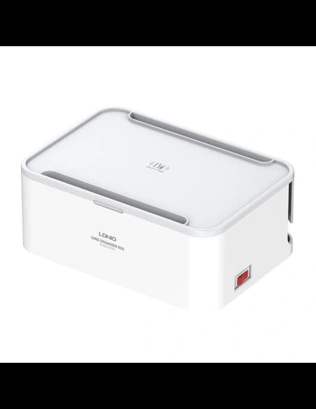 LDNIO Steckdosenleiste mit Organizer SN5310W, 5x AC, 3x USB (weiß)