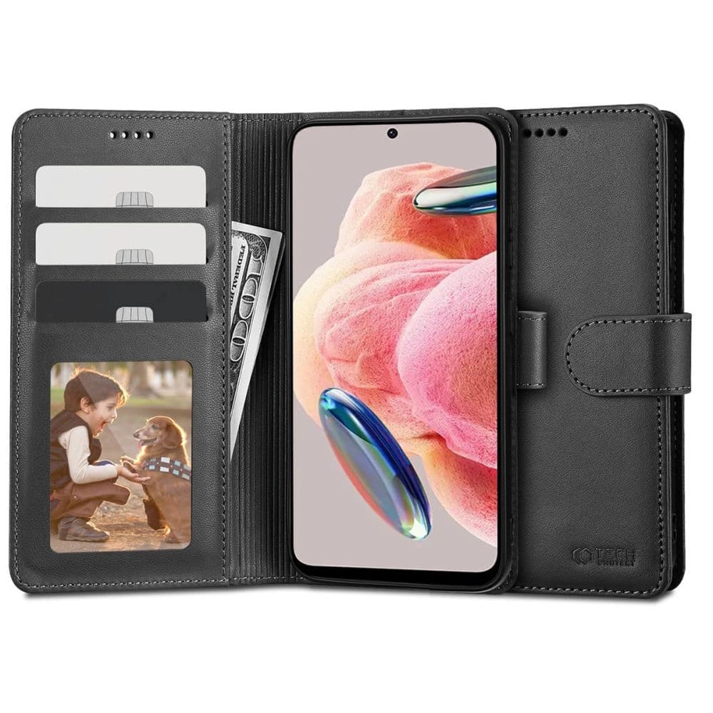 Tech-Protect Wallet Xiaomi Redmi Note 12 LTE Black