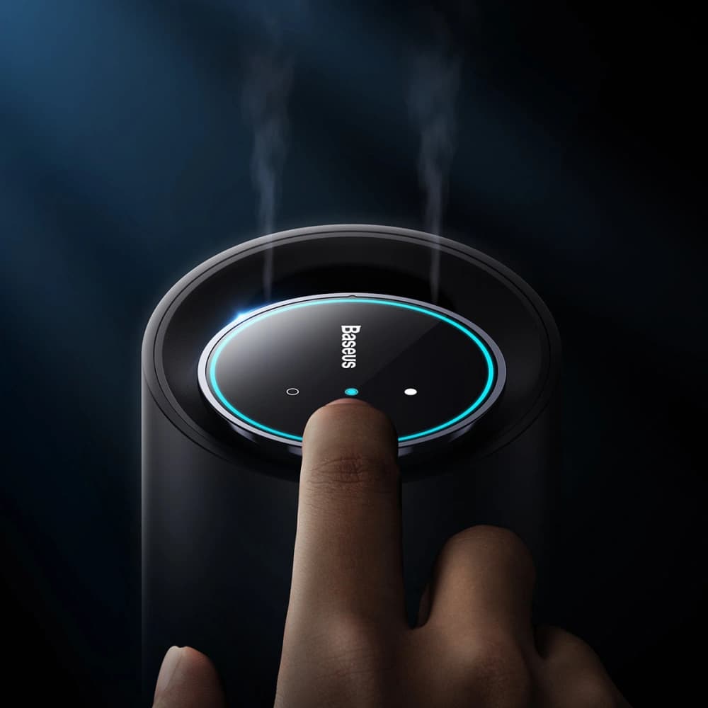 Odorizant auto Baseus negru (ceai alb / piersică suculentă) + cablu USB-C 1m - 10