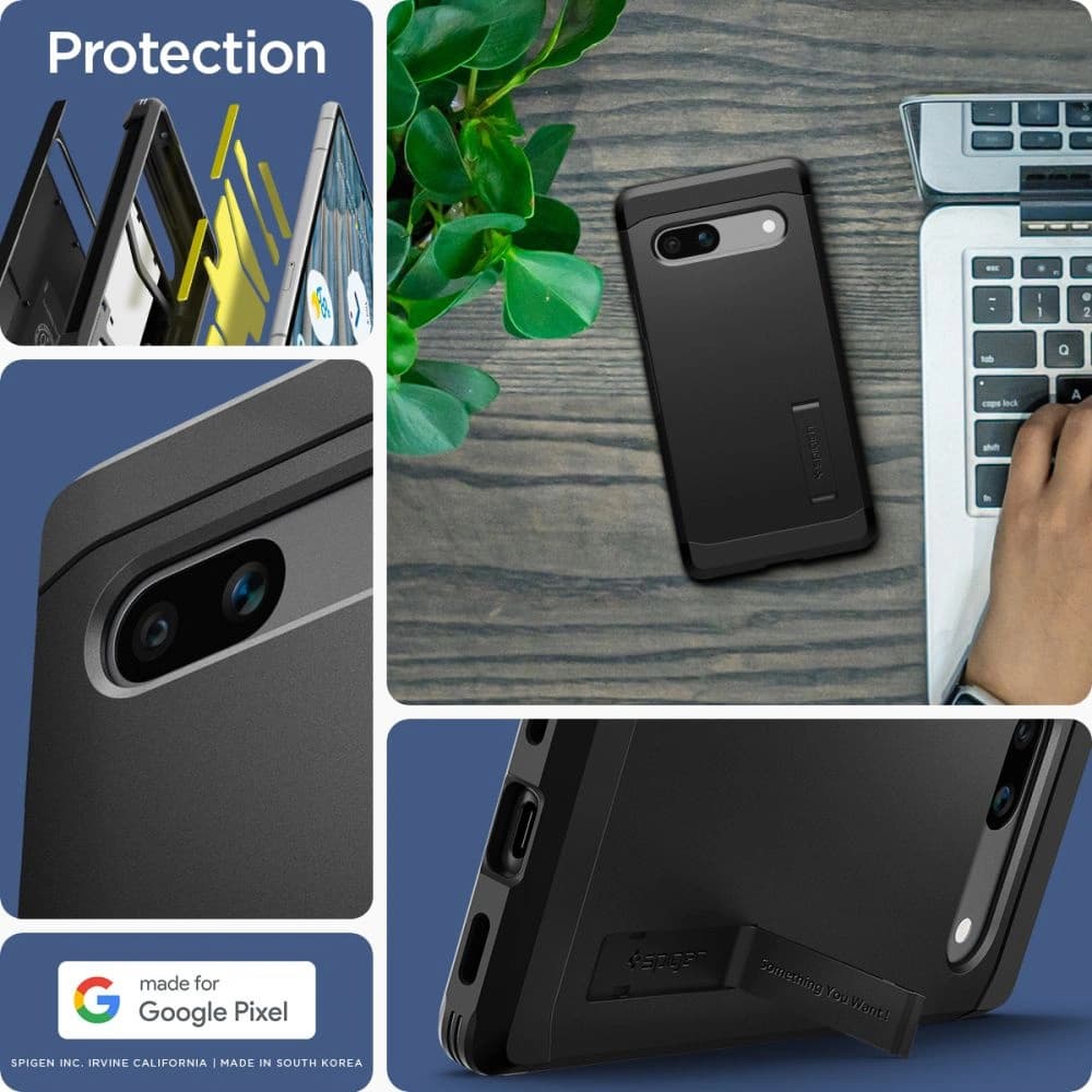 Etui Spigen Tough Armor Google Pixel 7a Fekete - 11
