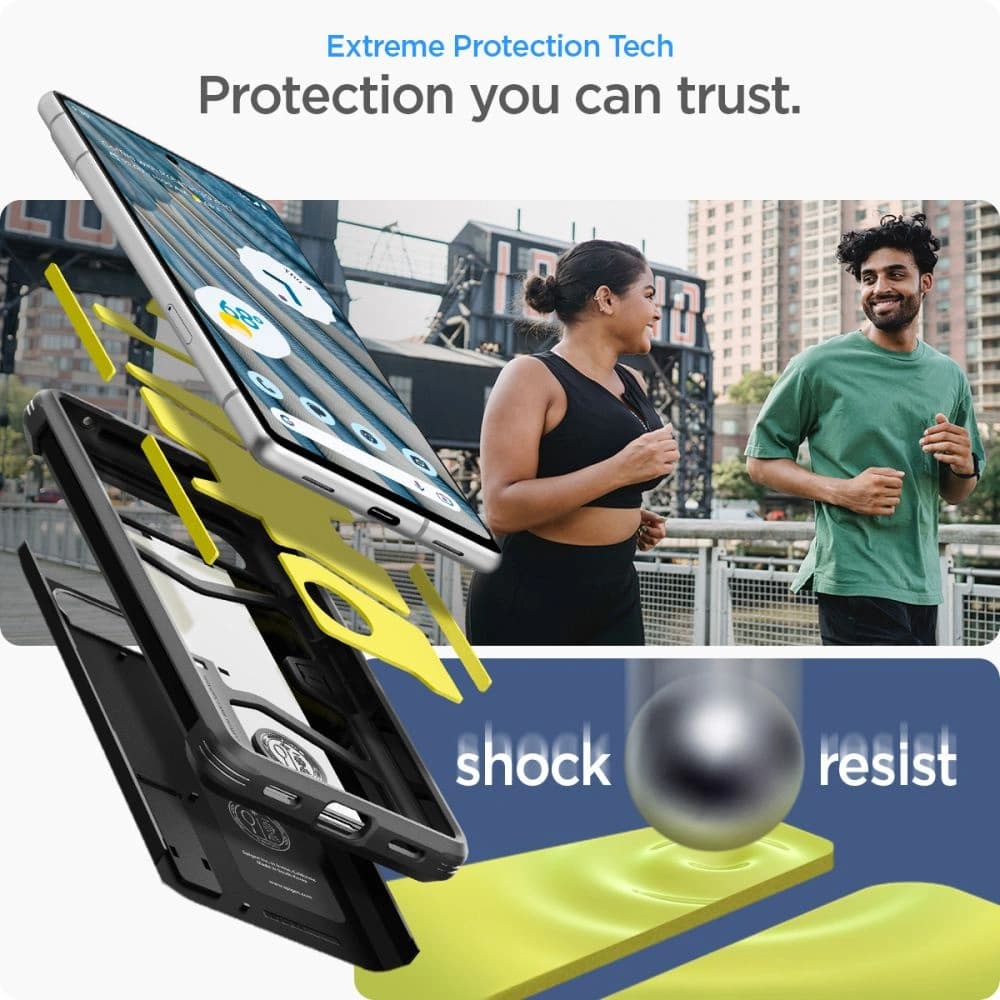 Etui Spigen Tough Armor Google Pixel 7a Fekete - 12