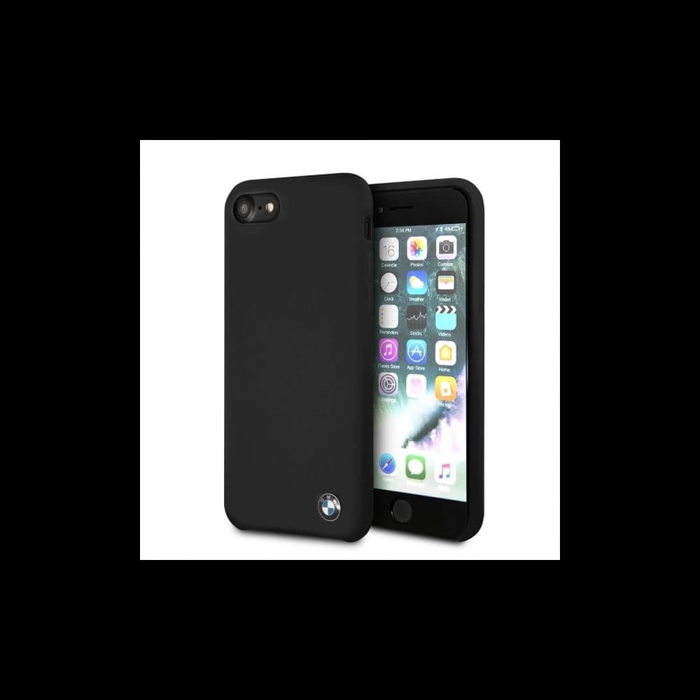 Etui BMW BMHCI8SILBK Apple iPhone SE 2022/SE 2020/8/7 černý/black hardcase silikon - 1