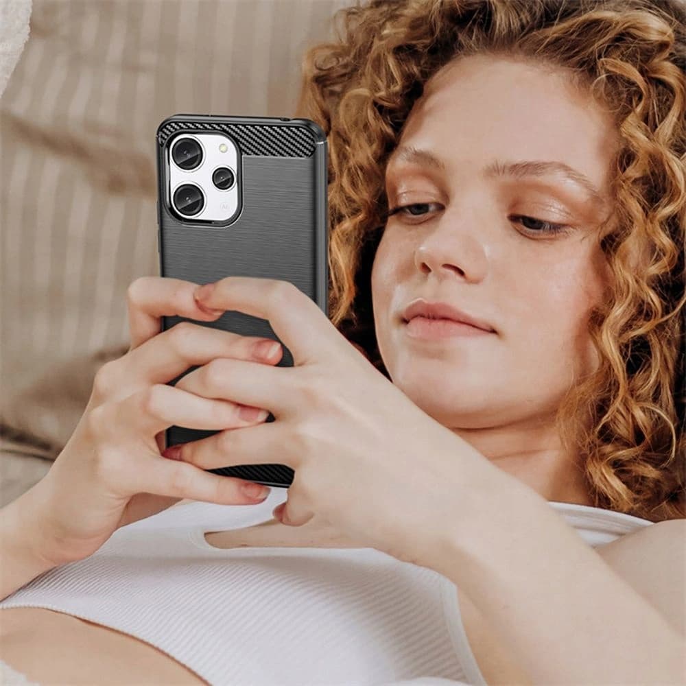 Tech-Protect Xiaomi Tasche TPUCarbon Redmi 12 Schwarz - 6