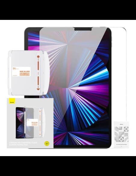 Baseus Apple Sticlă dură Corning 0,4 mm iPad Pro 12.9 2018/2020/2021/2022 (generațiile a 3-a, a 4-a, a 5-a și a 6-a)