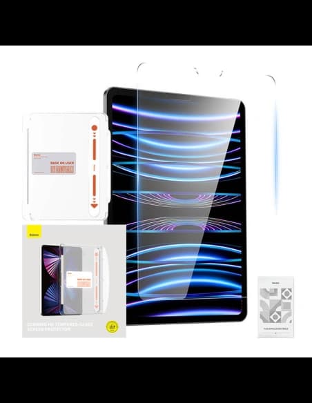 Baseus Apple Sticlă temperată iPad Pro 12.9 2018/2020/2021/2022 (generația a 3-a, a 4-a, a 5-a și a 6-a)