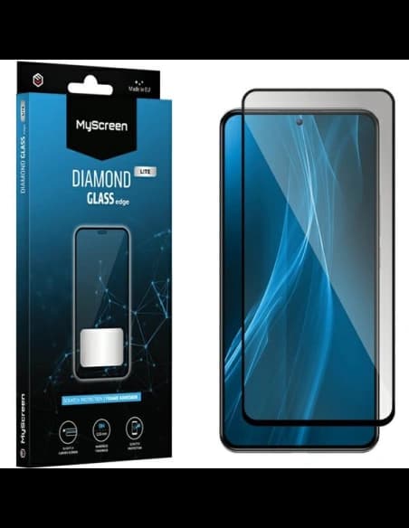 Gehärtetes Glas MyScreen Diamond Glass Edge Lite FG Xiaomi Redmi A2/A2+ Full Glue schwarz/black