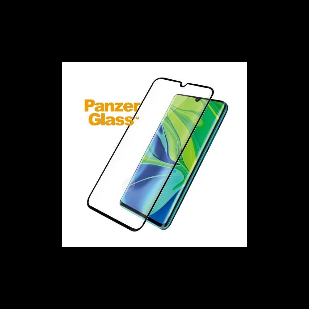 Gehärtetes Glas PanzerGlass Curved Regular Redmi Note 10 Lite / Note 10 / Note 10 Pro Case Friendly Finger Print schwarz - 2