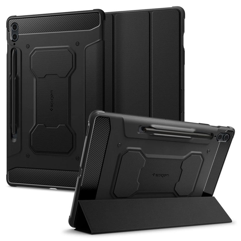 Spigen Samsung Husă Rugged Armor Pro Galaxy Tab S9 FE+ Plus Negru - 1
