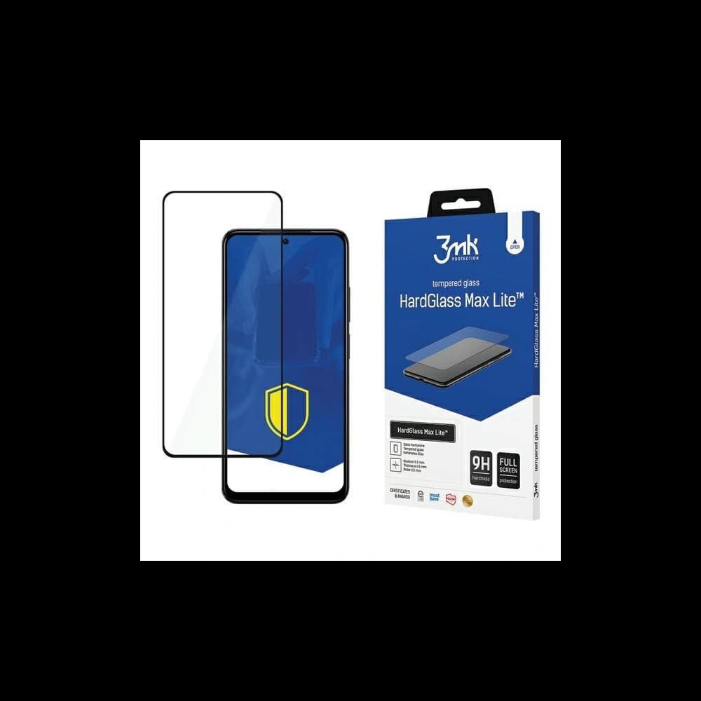 Gehärtetes Glas 3MK HardGlass Max Lite Xiaomi Redmi Note 12s schwarz/black