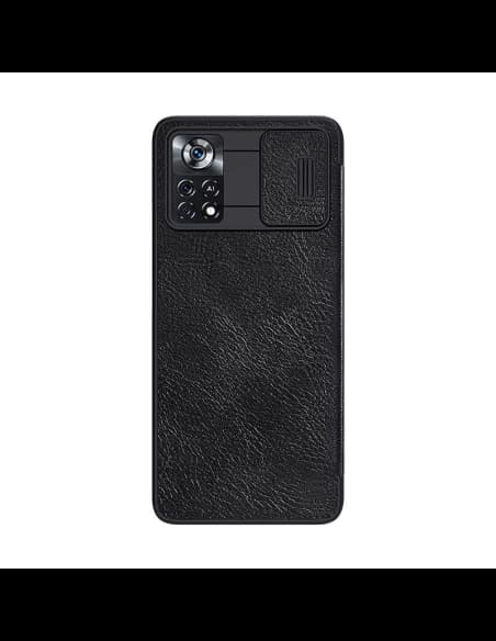 Etui Nillkin Qin Leather Pro Xiaomi Poco X4 Pro 5G (černé)