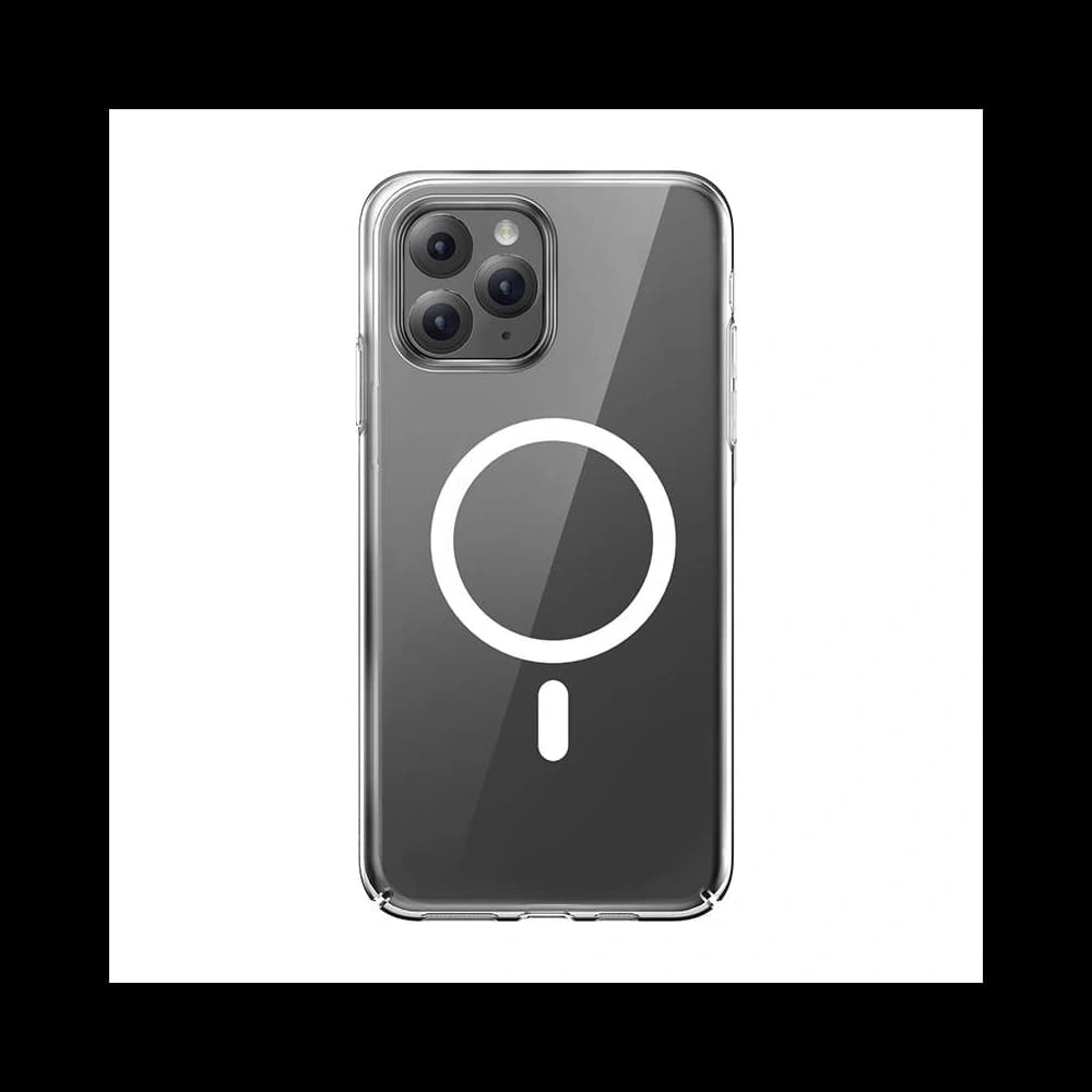 Baseus Apple Carcasă Magnetic Crystal Clear iPhone 11 Pro (transparent) + sticlă temperată + kit de curățare - 2