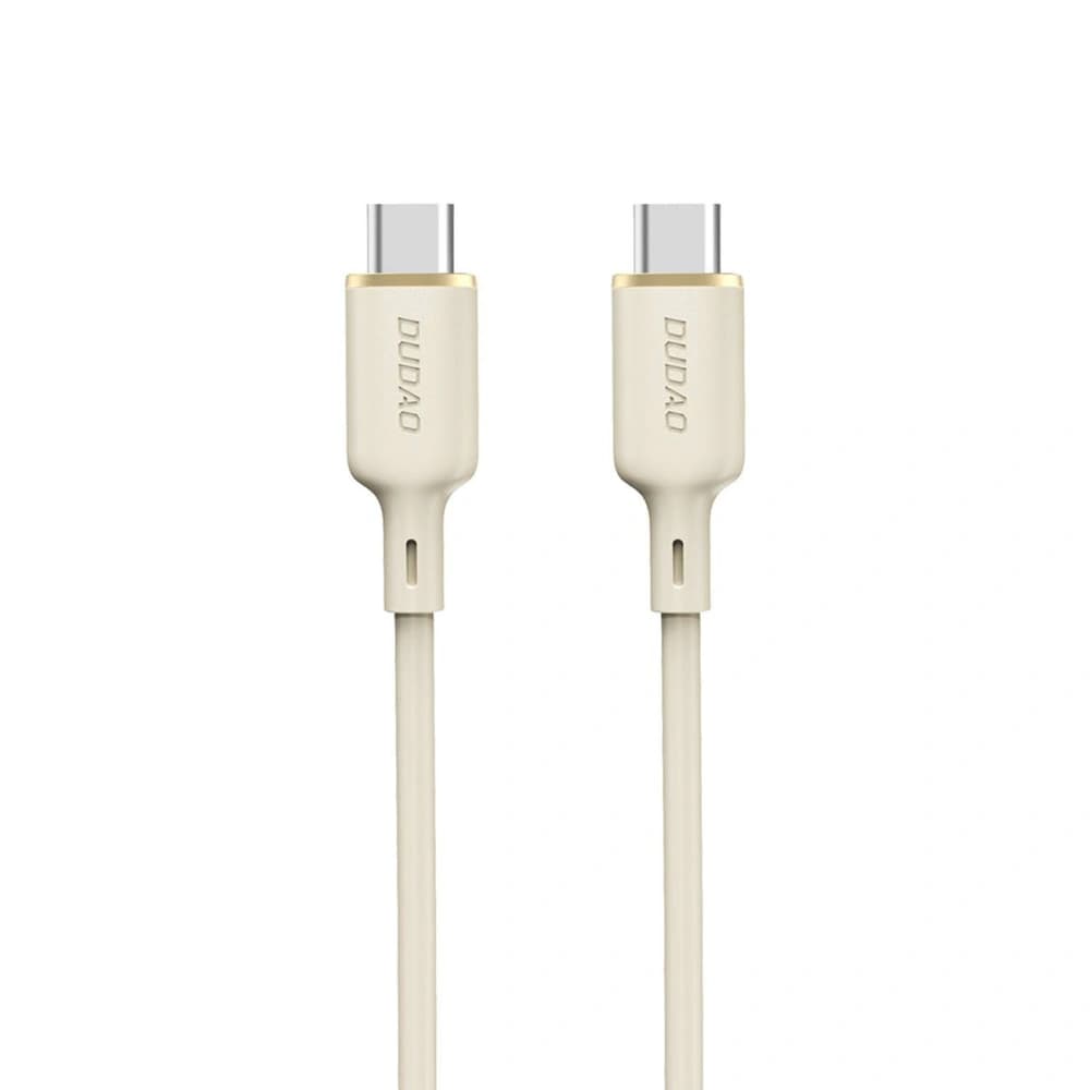 Dudao L7SCC cable USB-C / USB-C 100W 2m beige