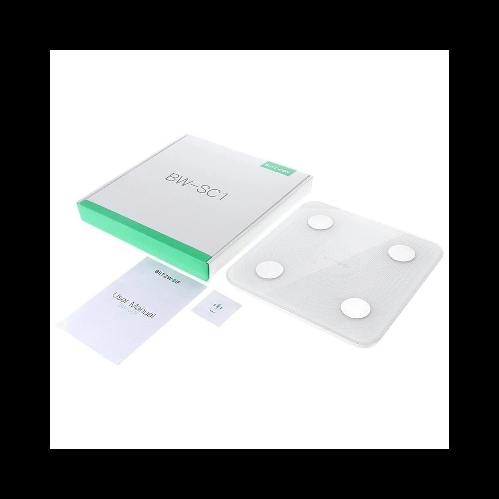 Intelligens mérleg BlitzWolf BW-SC1 BMI, zsírszövet/izomszövet mérési funkcióval - 6