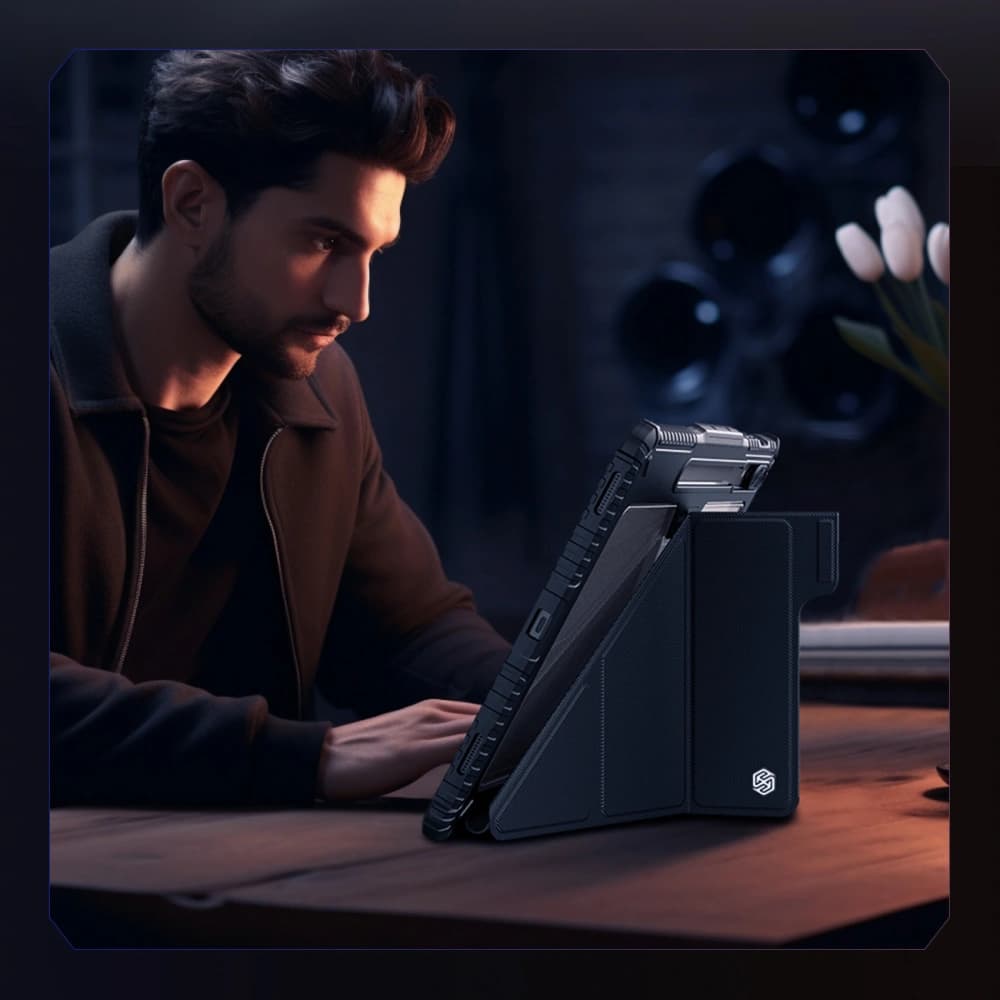 Case Nillkin Bumper Leather Case Pro Samsung Galaxy Tab S9 Ultra / S10 Ultra schwarz - 9