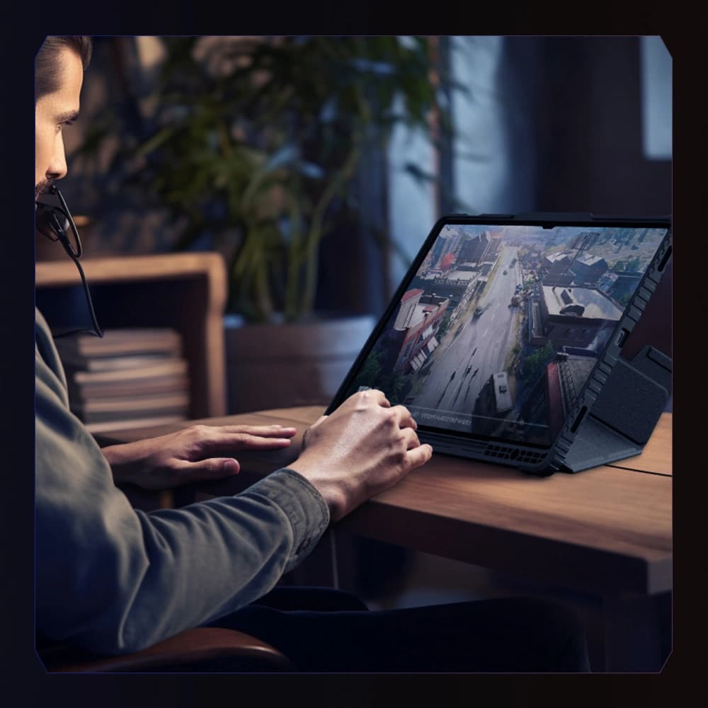 Case Nillkin Bumper Leather Case Pro Samsung Galaxy Tab S9 Ultra / S10 Ultra schwarz - 10