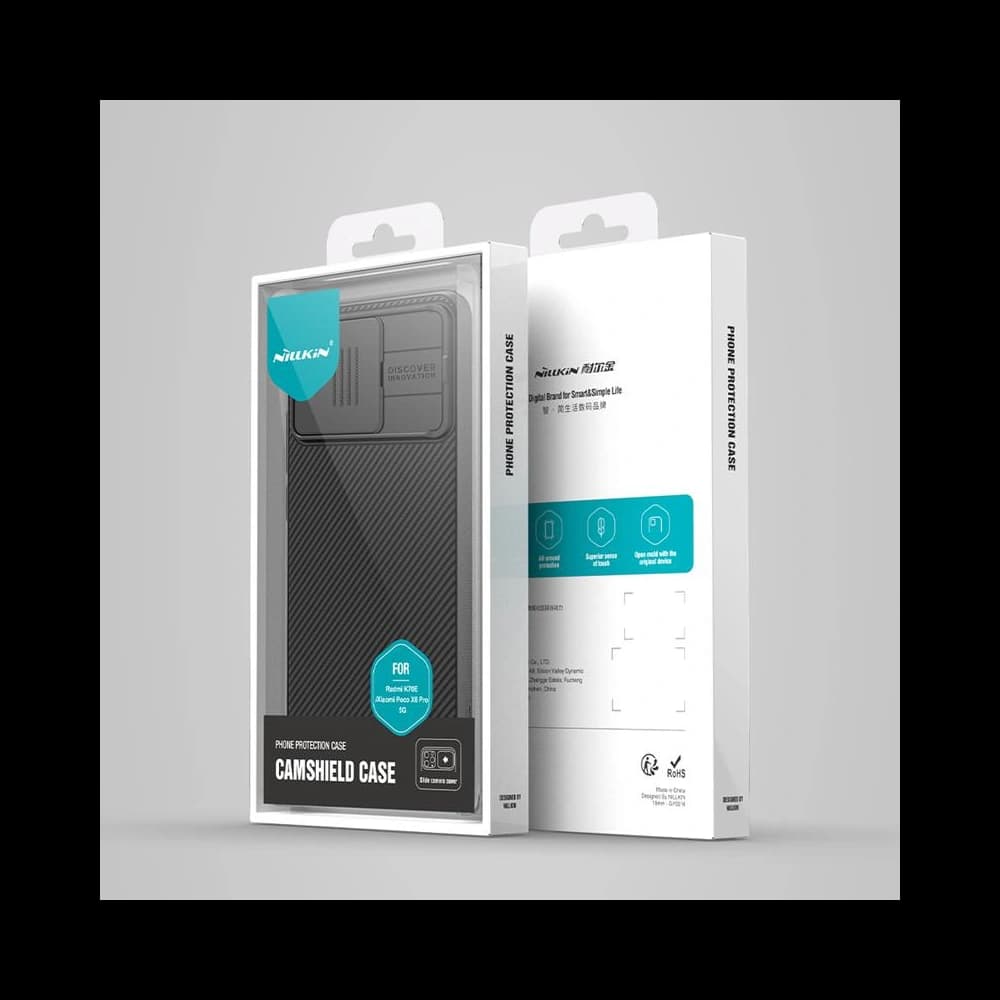 Etui Nillkin Camshield Case Xiaomi Redmi Note K70E / Poco X6 Pro 5G Negru / Black - 7
