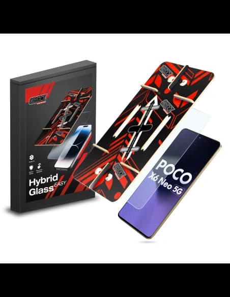Hybidní sklo GrizzGlass HybridGlass Easy pro Xiaomi POCO X6 Neo