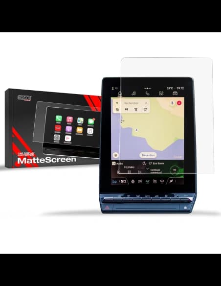 Matte GrizzGlass CarDisplay Protection Renault Captur 10,4" 2024-2025