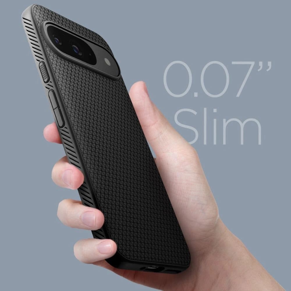 Etui Spigen Liquid Air Google Pixel 9 / 9 Pro Matná černá - 12