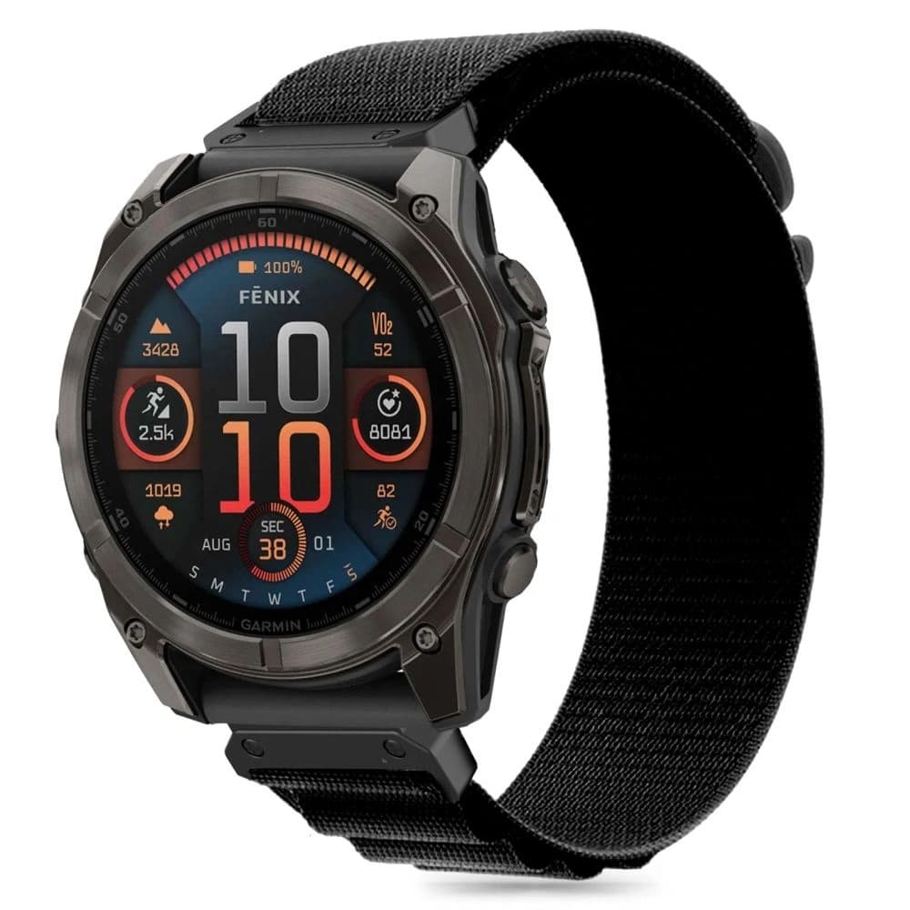 Tech-Protect Nylon Pro Garmin Fenix 5 / 6 / 6 Pro / 7 / 8 47mm / E Schwarz - 2