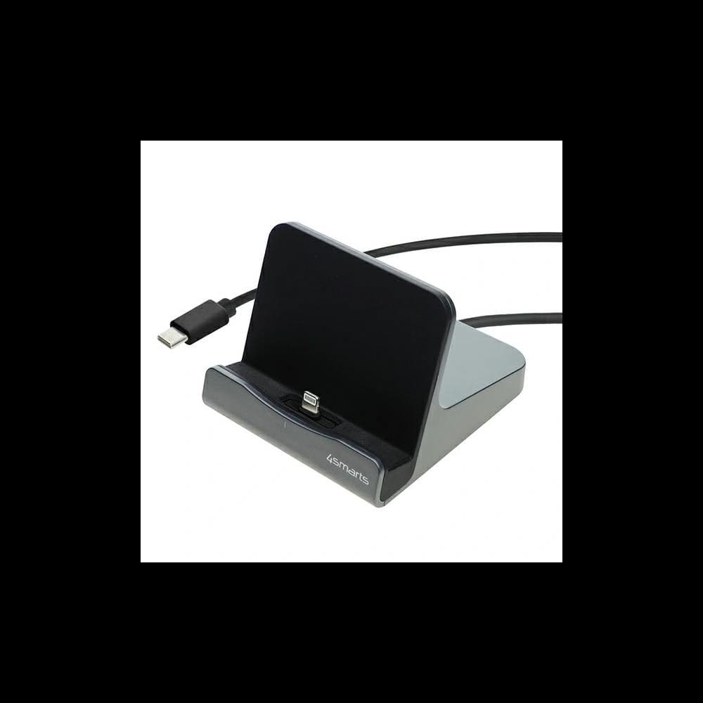 4smarts VoltDock tablet docking station Lightning 20W Gunmetal - 1