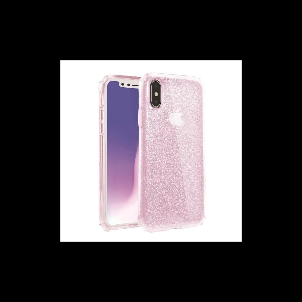 Etui UNIQ Clarion Tinsel Apple iPhone X/XS rózsaszín/blush pink - 1