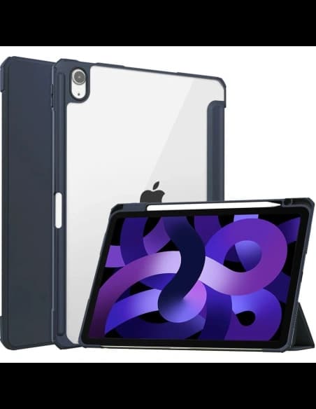 Etui Bizon Case Tab Clear Matt do Apple iPad Air 6 / Air 5 / Air 4 / iPad Pro 11 2018 modré