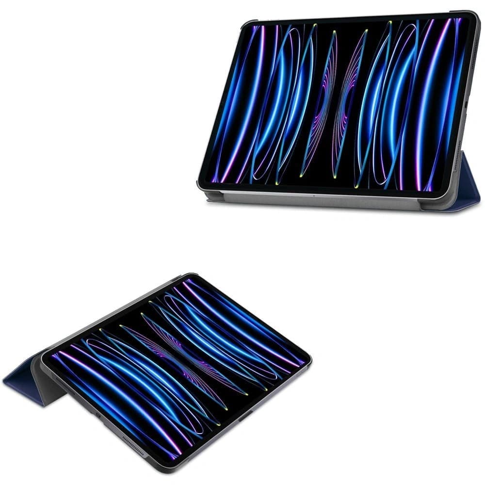 Etui Bizon Case Tab Croc do Apple iPad Pro 11 2022/2021/2020/2018 modré - 2