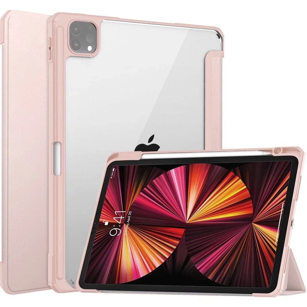 Etui Bizon Case Tab Clear Matt do Apple iPad Pro 11 2022/2021/2020/2018 růžovo-zlaté - 1