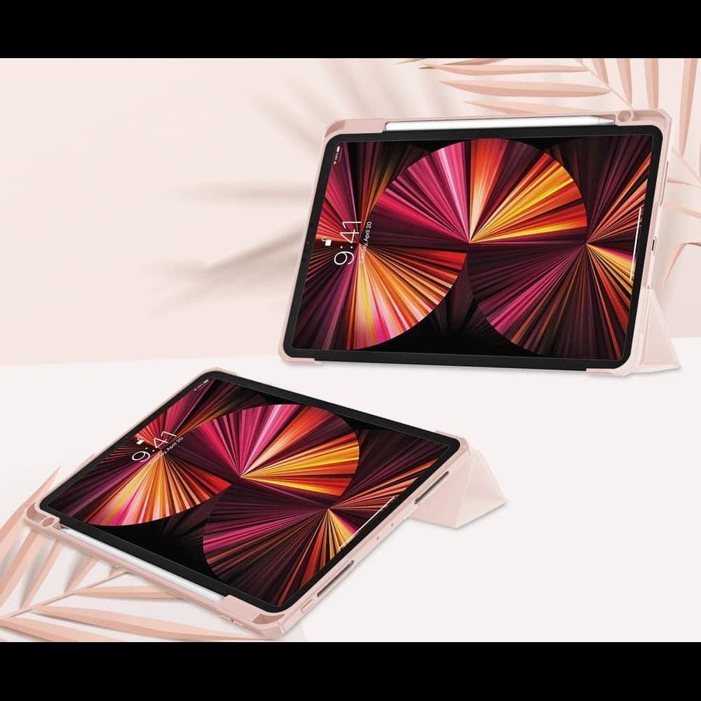 Etui Bizon Case Tab Clear Matt do Apple iPad Pro 11 2022/2021/2020/2018 růžovo-zlaté - 2