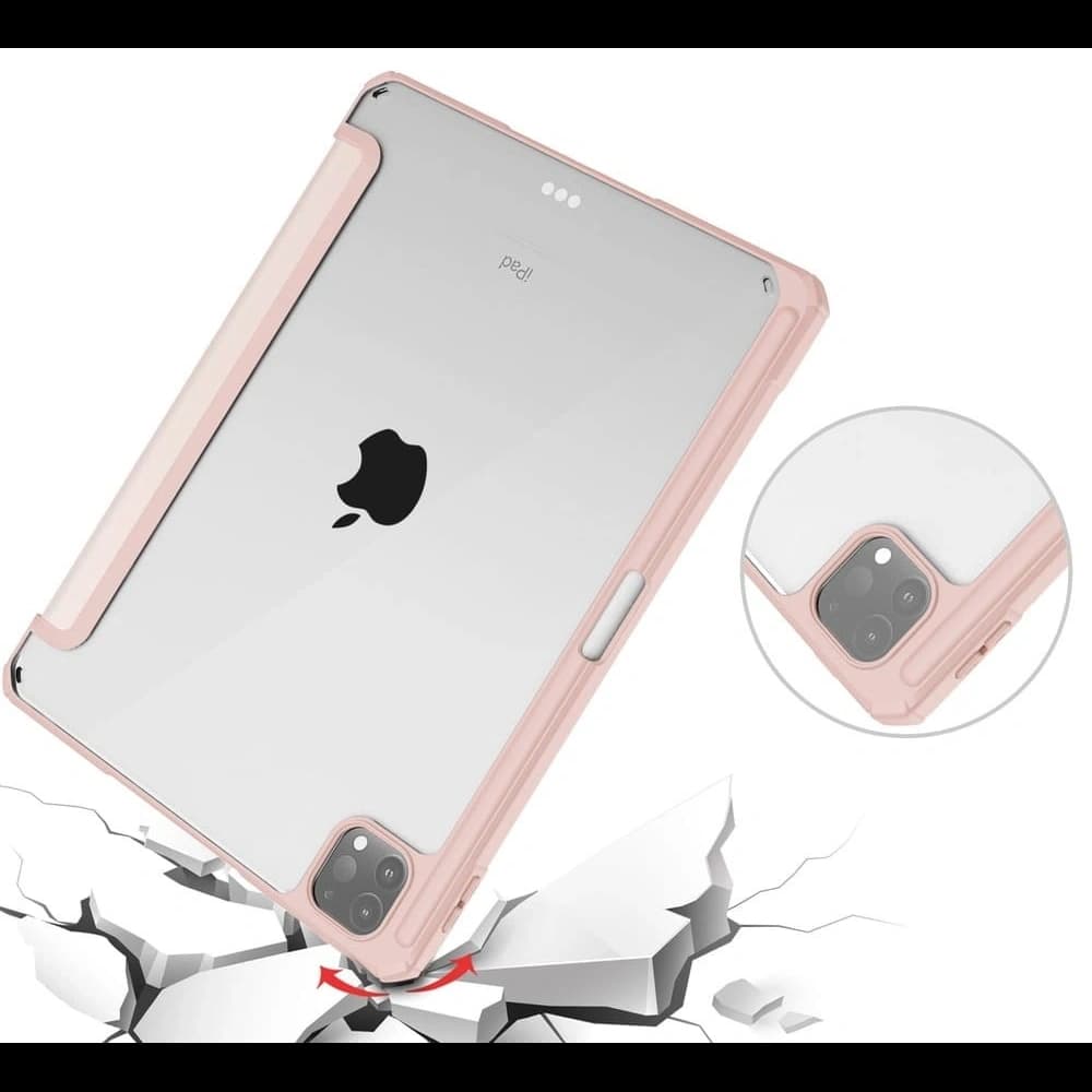 Etui Bizon Case Tab Clear Matt do Apple iPad Pro 11 2022/2021/2020/2018 růžovo-zlaté - 6