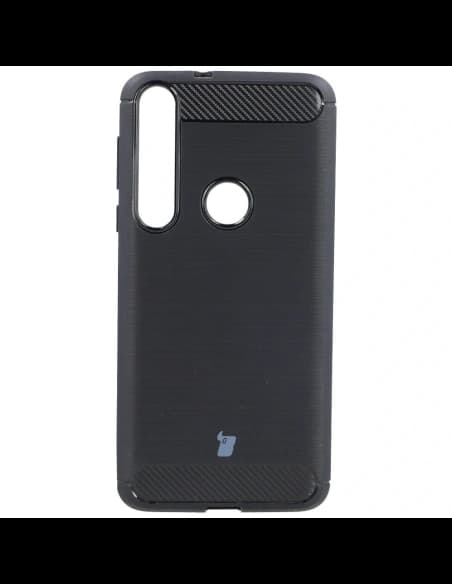 Bizon Case Carbon TPU Moto G8 Play schwarz