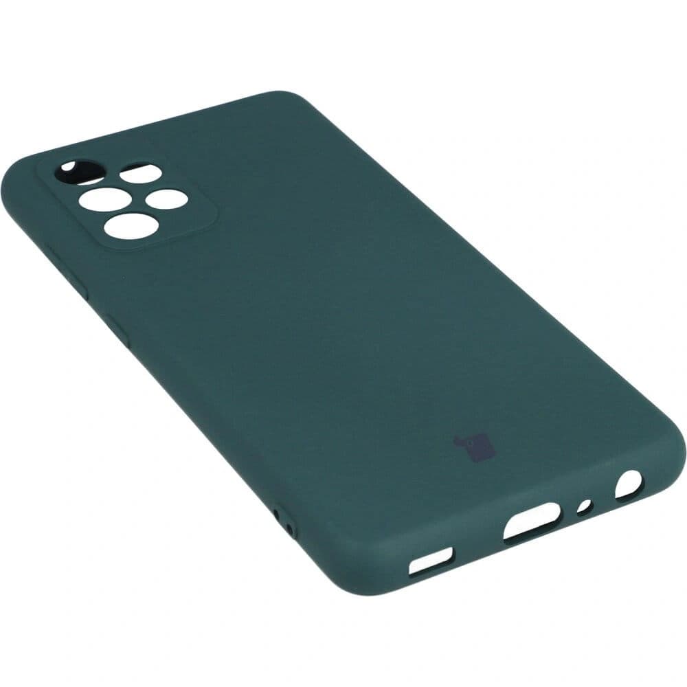 Bizon Case Silicone Samsung Galaxy A52s 5G A52 5G A52 4G verde închis - 3