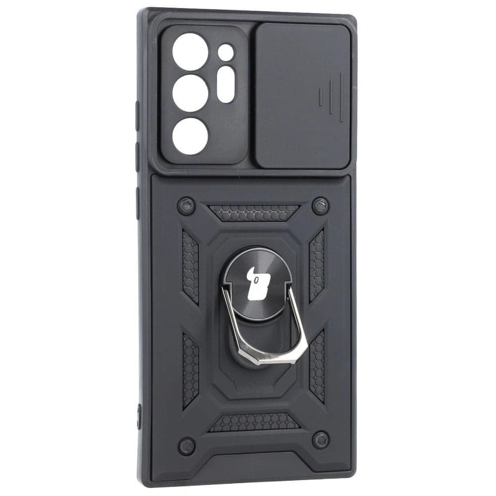 Etui Bizon Case CamShield Ring do Galaxy Note 20 Ultra, czarne - 4