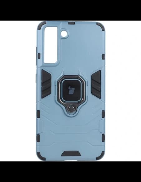 Bizon Case Armor Ring Samsung Galaxy S21 FE kék