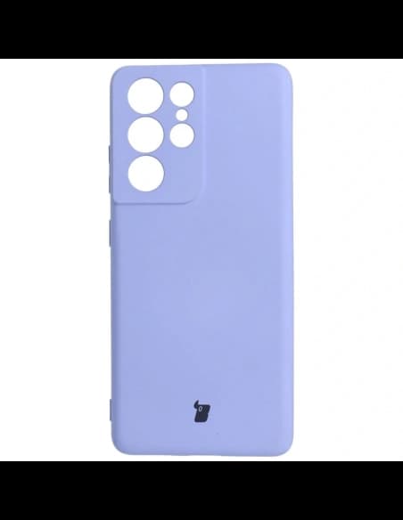 Bizon Case Silicone Samsung Galaxy S21 Ultra light purple