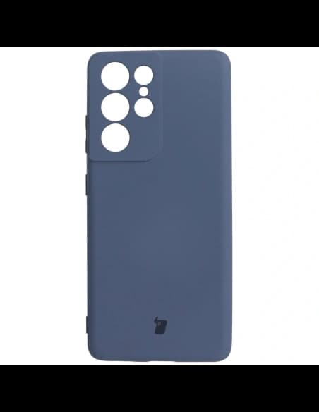 Bizon Case Silicone Samsung Galaxy S21 Ultra grey
