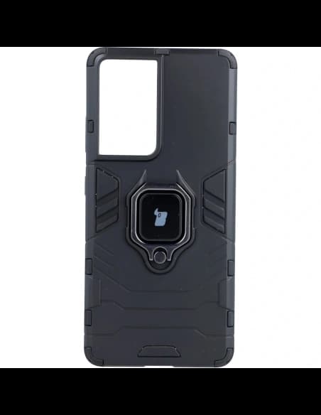 Bizon Case Armor Ring Samsung Galaxy S21 Ultra black