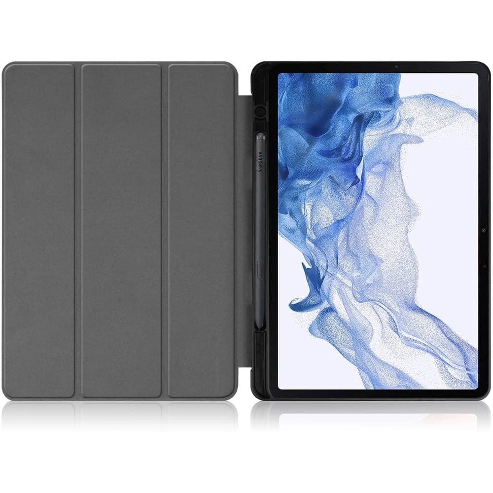 Etui Bizon Case Tab Lizard do Samsung Galaxy Tab S8 / S7 tmavě zelené - 7