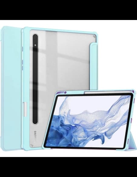 Bizon Case Tab Klar Matt Samsung Galaxy Tab S8 / S7 blau