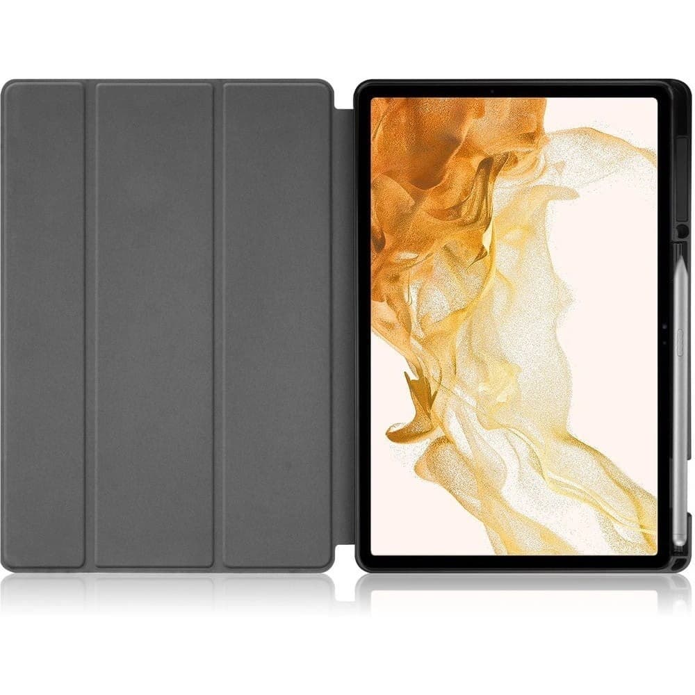 Etui Bizon Case Tab Lizard do Samsung Galaxy Tab S8 Plus / S7 Plus růžovo-zlaté - 7