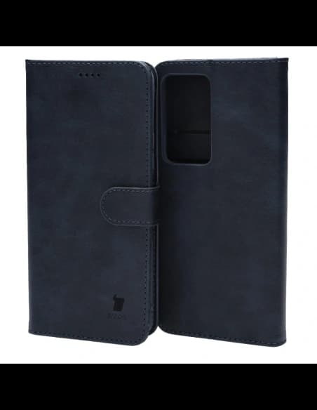 Bizon Case Wallet Xiaomi Poco F4 navy blue