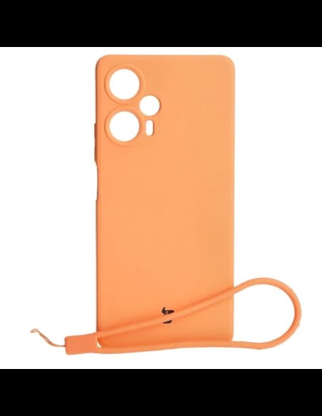 Bizon Case Silicone Sq Xiaomi Poco F5 orange