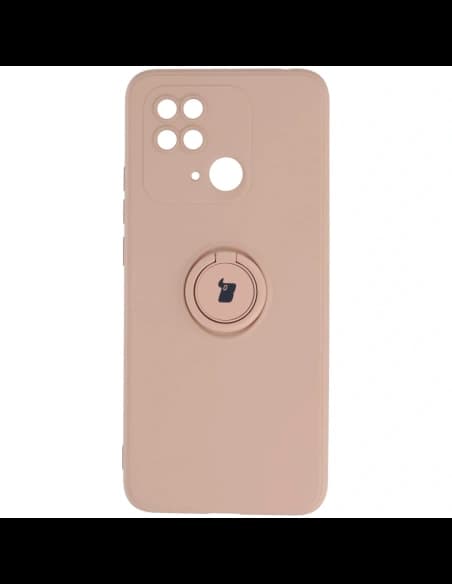 Bizon Case Szilikon Gyűrű Sq Redmi 10C világos rózsaszín